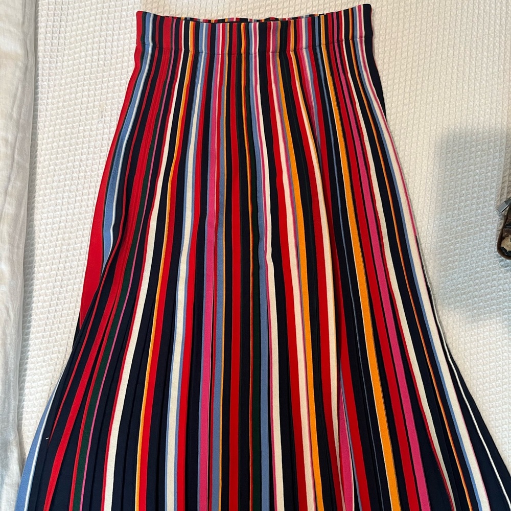 Tory Burch Multicolor Spring Striped Women's Skirt Size Small
